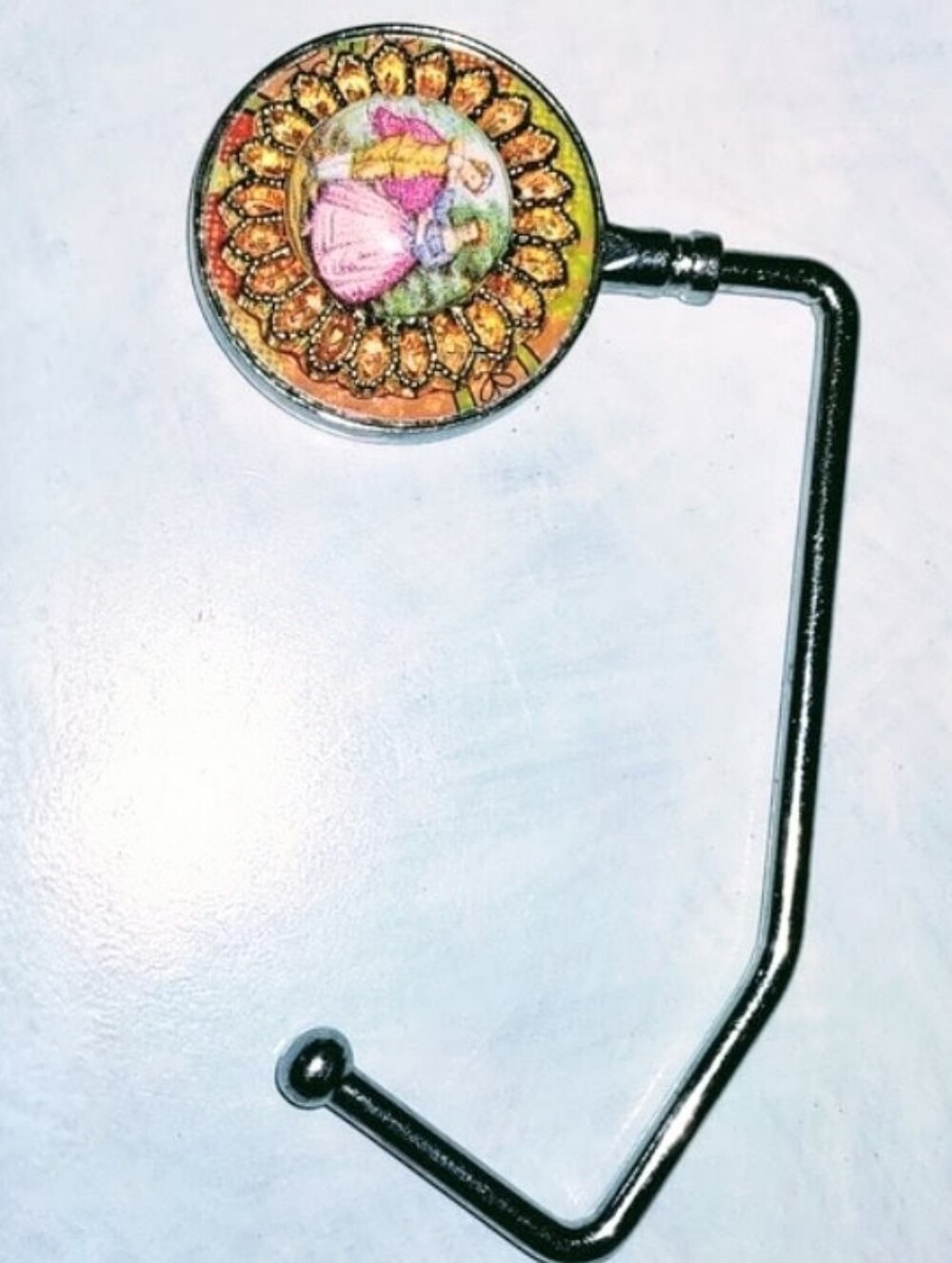 Limoges Jeweled Handbag Purse Hook